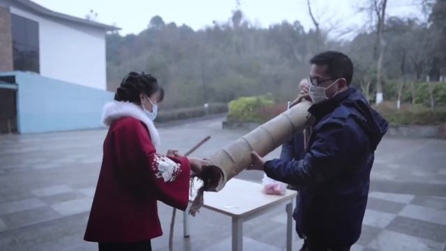 LiziQi visits Panda “熊猫姐姐”李子柒携“强强” “国国”拜年啦！ смотреть онлайн