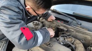 Замена салонного фильтра Приора с кондиционером