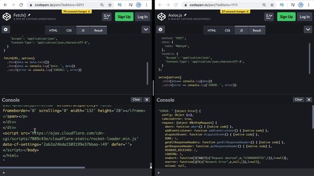 Fetch vs. Axios.js for making http requests. Which should you use? смотреть онлайн