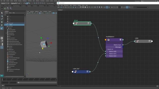 Using the node editor in Maya смотреть онлайн