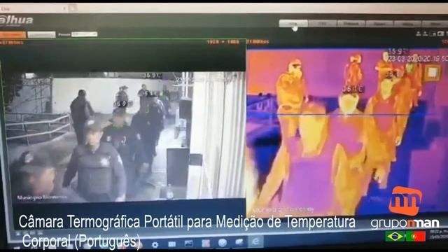 Câmara Termográfica Portátil para Medição de Temperatura Corporal (Português)GRUPO NMAN BRASIL смотреть онлайн