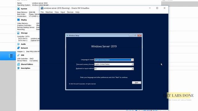 Install Windows Server 2019 on Oracle VirtualBox смотреть онлайн