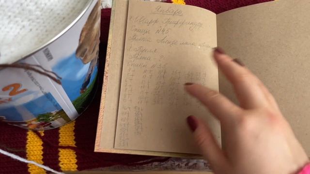 Вязальный влог 01.23. Что связала и где была. Шарф Гриффиндор, Сова Букля спицами. Магия вязания. смотреть онлайн