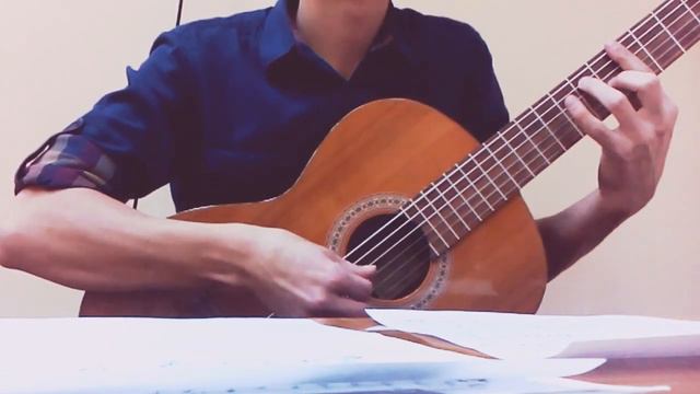 The Beatles Something for classical solo guitar (rehearsal) (Fingerstyle Guitar) смотреть онлайн