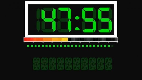 100 Seconds Countdown (LED Graphic Version)