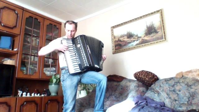 Тихонов "Пушинка", аккордеон, играет выпускник муз.училища смотреть онлайн