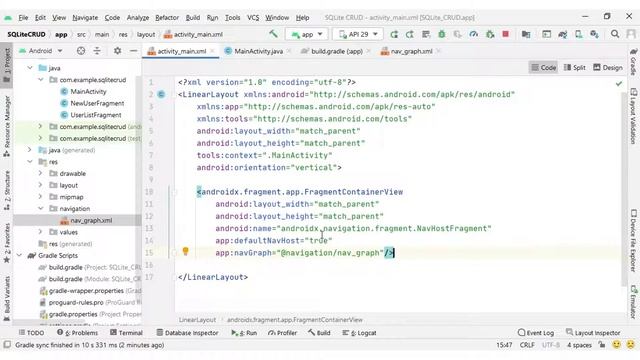 SQLite CRUD Operation Android | Room Library | Project Setup with Navigation Component - Part 1 смотреть онлайн