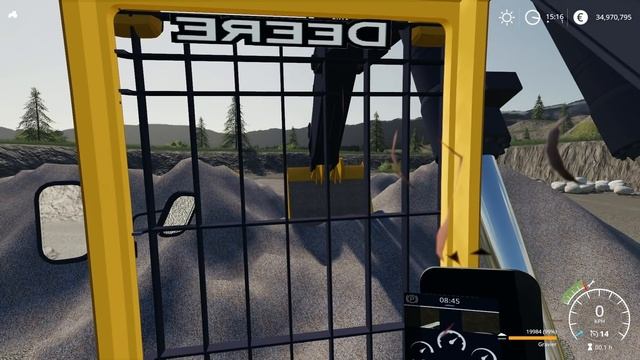 Farming Simulator 19 - JOHN DEERE 870G Excavator Loads a Caterpillar 797B Giant Dump Truck смотреть онлайн