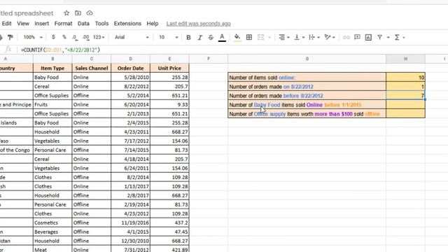 Easy Guide to COUNTIF and COUNTIFS in Google Sheets смотреть онлайн