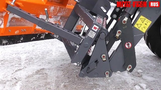 Отвал для уборки снега Metal-Fach | навесное оборудование для фронтальных погрузчиков смотреть онлайн