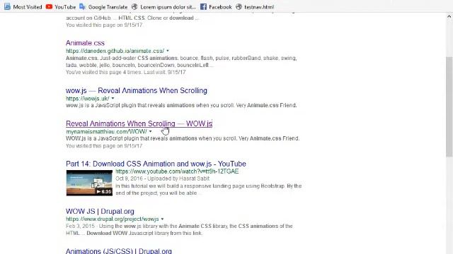 animate of bootstrap theme scroling wow смотреть онлайн