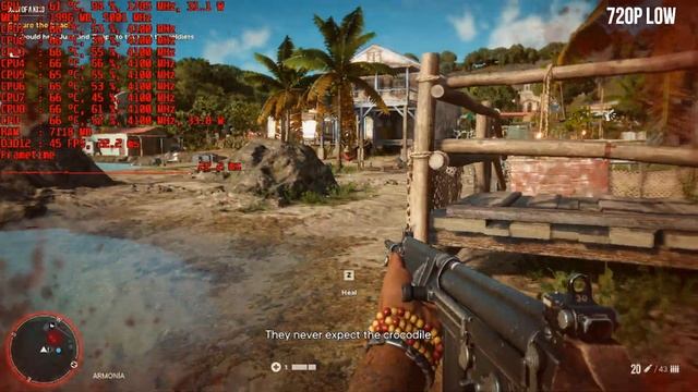 FAR CRY 6 ON NVIDIA T400 | I3 10100F | 8GB RAM смотреть онлайн