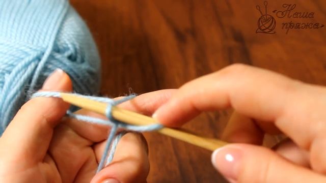 1. Вязание для начинающих. Как набрать петли на спицы смотреть онлайн