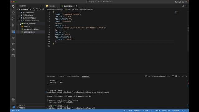 Build REST API with Node Express MongoDB - Command Line Args and Yargs #4 смотреть онлайн