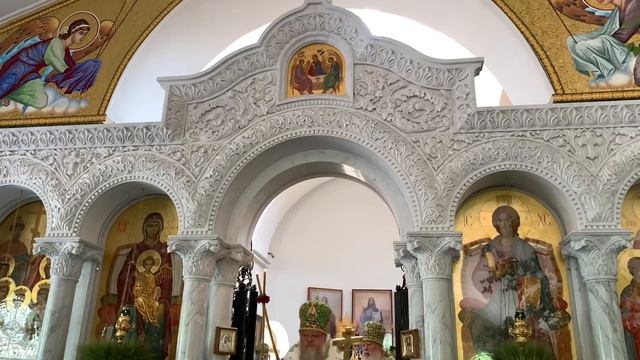 Литургия в Сергиевском женском монастыре с.Сергеевка смотреть онлайн