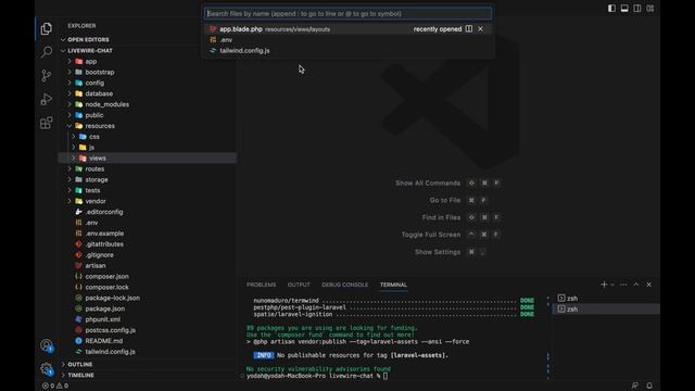 #3 Install Livewire -(Build A Realtime Laravel Livewire Chat tutorial: TALL App) смотреть онлайн