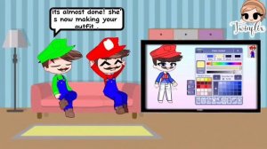 Mario in Gacha life 2  w/ Mario & Luigi  / Gacha life 2 tutorial