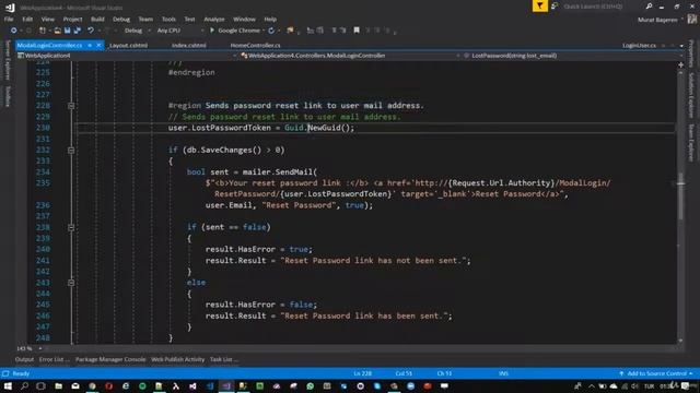 ASP.NET MVC Modal Login Kullanımı ve Detayları смотреть онлайн