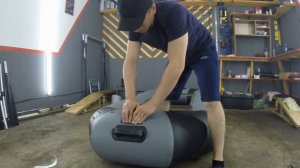 DIY anchor eye for a pvc boat // Как приклеить якорный рым на лодку ПВХ своими руками