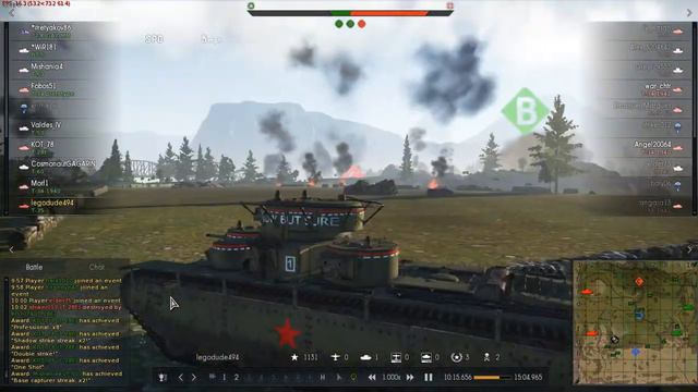 Trolling a KV-1 in a T-35 'land battleship'! - War Thunder Episode 3 смотреть онлайн