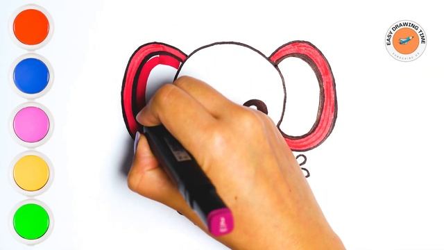 How To Draw An Elephant for kids? Drawing And Coloring A Cute Elephant easy? Drawings ideas смотреть онлайн