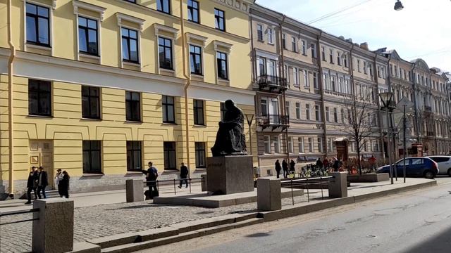 Питерские памятники классикам русской литературы: Н. Гоголь, Ф. Достоевский, И. Тургенев смотреть онлайн