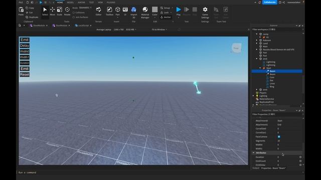 Jad's Emit Plugin | Reax | Roblox Studio