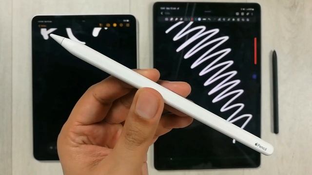 Apple Pencil 2 Vs Samsung S Pen - In-Depth Comparison - M1 iPad Pro Vs Tab S8 Plus смотреть онлайн