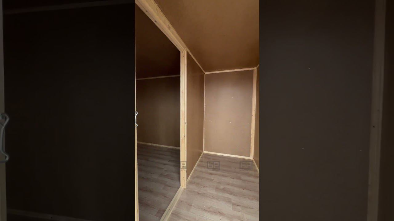 Бытовка БК-4 Распашонка в ДВП с линолеумом смотреть онлайн