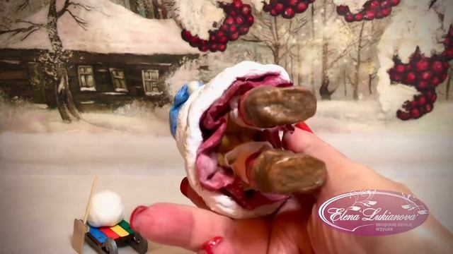 Ватная игрушка Девочка с мороженым . смотреть онлайн