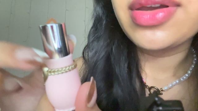 ASMR LoFi Color Changing Flower Lipstick Application w/ Wet Mouth Sounds (whispered) смотреть онлайн