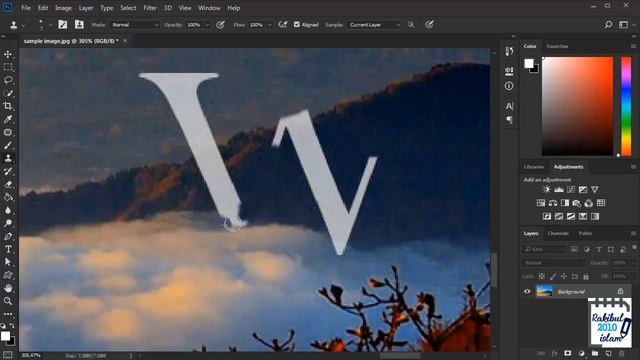 How to remove Watermark from Photo in Bangla (Lesson 45) смотреть онлайн