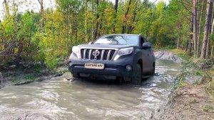 Первый пробный OFF-Road выезд на TOYOTA Land Cruiser Prado 150