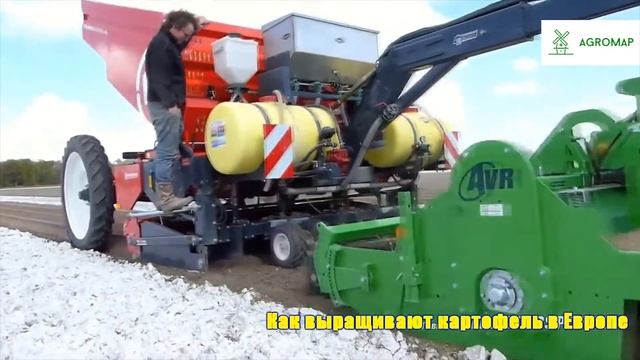 Посадка картофеля в Европе. смотреть онлайн