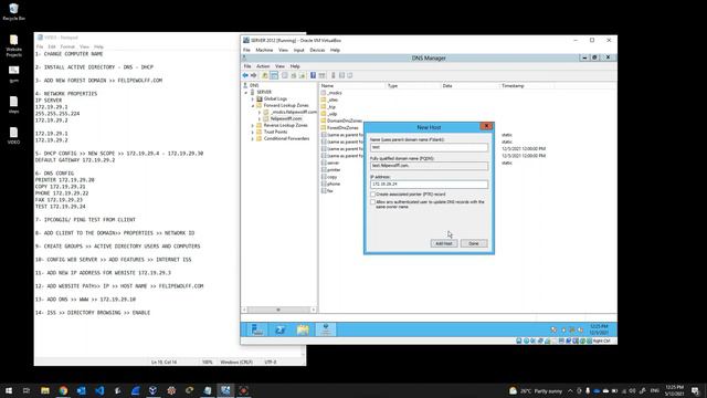 Windows Server 2012 - Active Directory, DHCP, DNS, Web Server смотреть онлайн