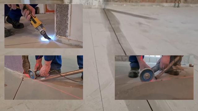 Деформационные швы в наливном поле. Устройство и материалы. смотреть онлайн