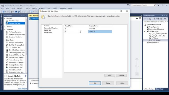 execute sql task result set | result sets in ssis | ssis tutorial part 39 смотреть онлайн