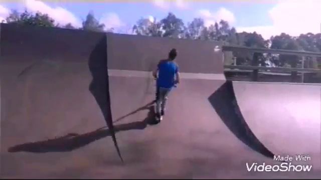 Трюки с скейт парке. смотреть онлайн