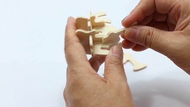 DIY Miniature Tyrannosaurus ~ 3D Woodcraft Construction Kits