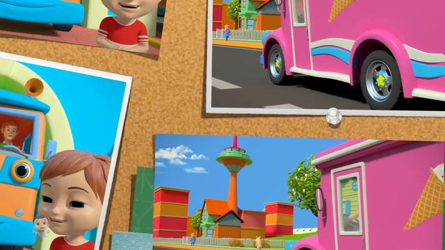 Wheels On The Bus, School Bus and Vehicle Rhymes for Kids смотреть онлайн