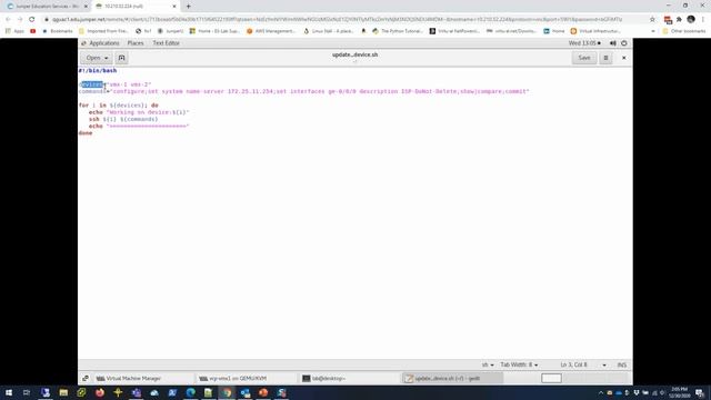 Automating Junos Using BASH Scripts смотреть онлайн