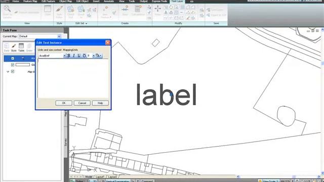 CADline - AutoCAD MAP 3D 2010 - Adding Text смотреть онлайн