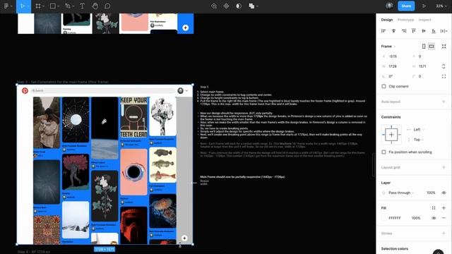 Figma experiment, fully responsive design using breakpoints -- Pinterest Clone In Figma 05 смотреть онлайн