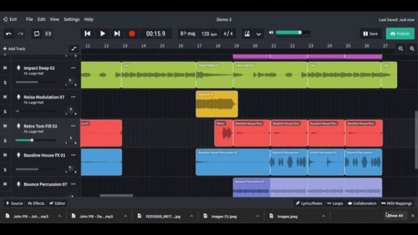 Making a Track in Band Lab
