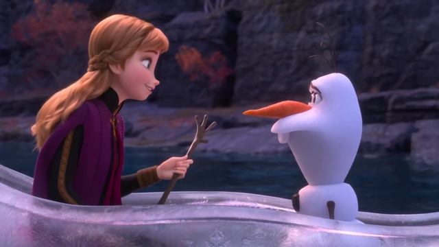 Anna y Olaf bajan a los tumbos en un bote de hielo | Frozen смотреть онлайн