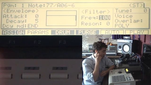 MPC 2000 XL Part IV PROGRAM MENU Russian смотреть онлайн