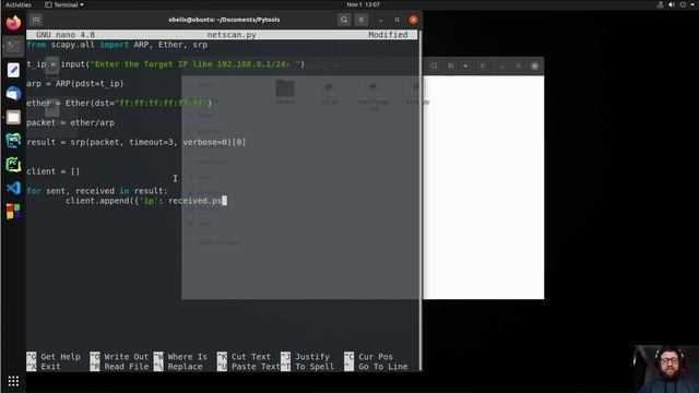 Programming a Network Scanner in Python смотреть онлайн