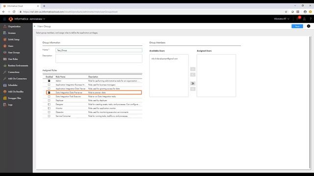 User Roles, User Groups, and Permissions in IICS смотреть онлайн