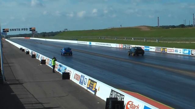 Subaru Impreza WRX STi with Blitz Nur Spec R vs Ford Sierra Cosworth смотреть онлайн