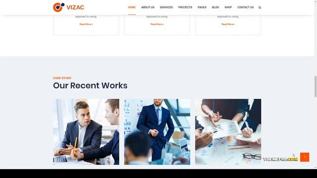 Reina - Consulting Business WordPress Theme смотреть онлайн